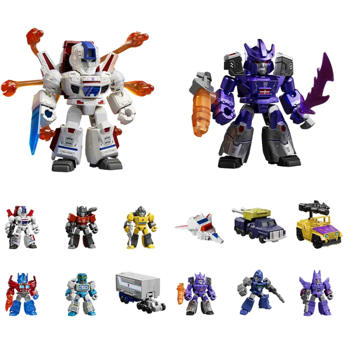 Blokees Transformers Defender Version 05 Traitor To Tyranny, Mini Model Kit, Assemble Yourself, Optimus Prime, Bumblebee, Megatron, Autobots, Decepticons, Genuine Licensed Collectible, Officially Licensed Transformers Merchandise