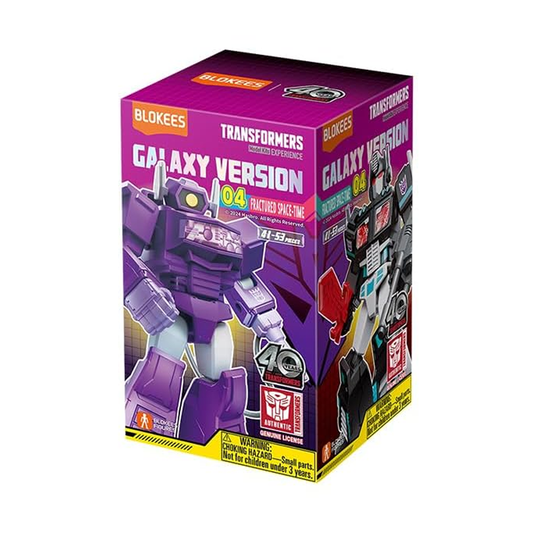 Blokees Transformers Galaxy Version 04 Fractured Space-Time, Mini Model Kit, Assemble Yourself, Optimus Prime, Bumblebee, Autobots, Decepticons, Genuine Licensed Collectible, Officially Licensed Transformers Merchandise