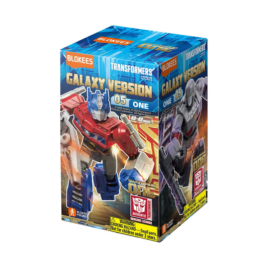 Blokees Transformers One Galaxy Version 05 One, Mini Model Kit, Assemble Yourself, Optimus Prime, Bumblebee, Autobots, Decepticons, Genuine Licensed Collectible, Officially Licensed Transformers Merchandise