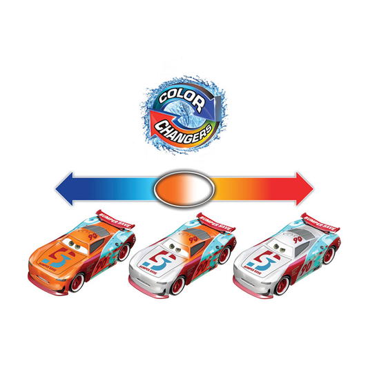 Disney Pixar Cars Color Changers Paul Conrev, Toy Car, Authentic Character Vehicles, Cars Movies, Disney+ Cars on the Road, Kids Push-Around Play