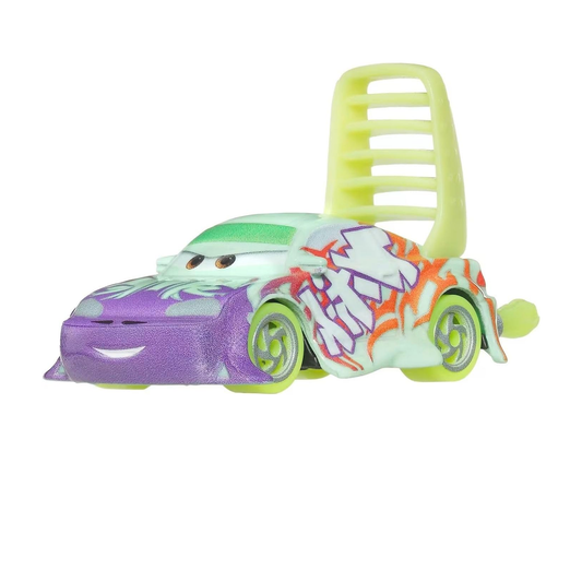 Disney Pixar Cars Glow Racers Wingo, Toy Car, Authentic Character Vehicles, Cars Movies, Disney+ Cars on the Road, Kids Push-Around Play, Glow in the Dark