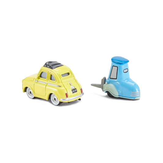 Disney Pixar Cars Luigi & Guido, Die-Cast Metal Toy Car, Authentic Character Vehicles, Cars Movies, Disney+ Cars on the Road, Kids Push-Around Play