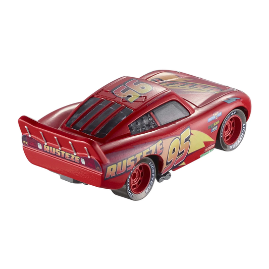 Disney Pixar Cars Rusteze Lightning McQueen, Die-Cast Metal Toy Car, Authentic Character Vehicles, Cars Movies, Disney+ Cars on the Road, Kids Push-Around Play