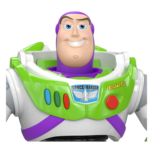 Disney Pixar Toy Story Play Scale Buzz Lightyear, Mattel Action Figure, Favorite Characters, Realistic Play or Display, Fun Toy For Kids, Accurate Authentic, Officially Licensed,