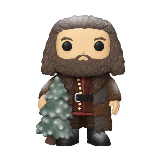 Funko Pop! Wizarding World Harry Potter Rubeus Hagrid #126, Holiday Christmas Tree, Super 6-inch Tall Vinyl Figure Bobblehead