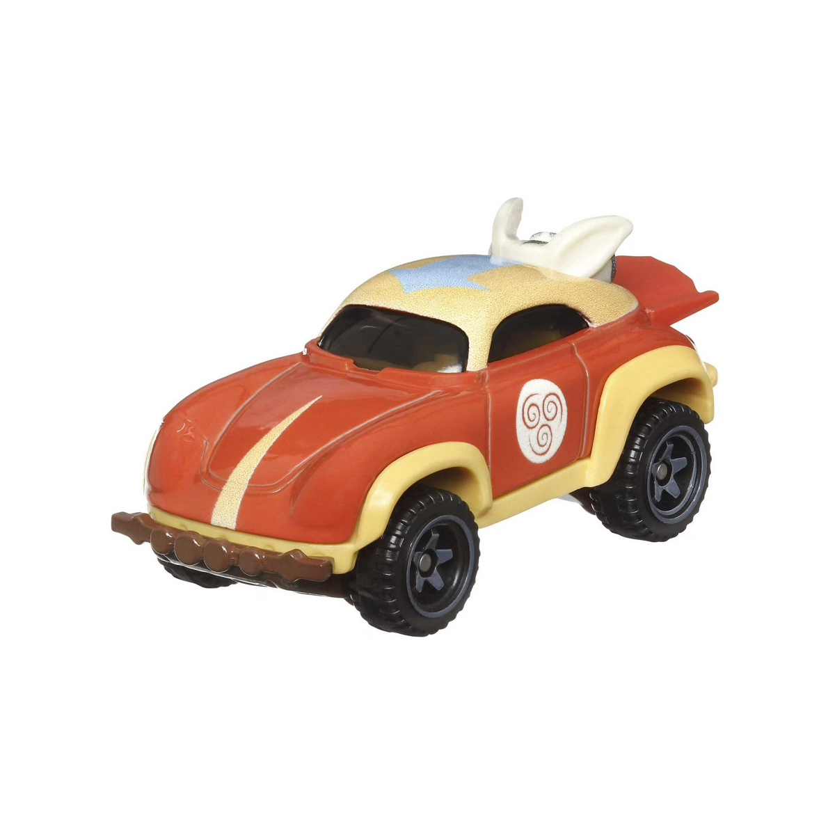 Hot Wheels Character Cars AANG, Nickelodeon Avatar The Last Airbender, 1:64 Scale Car Vehicle, Licensed Blockbuster, Push-Around Play, Toy Collectors