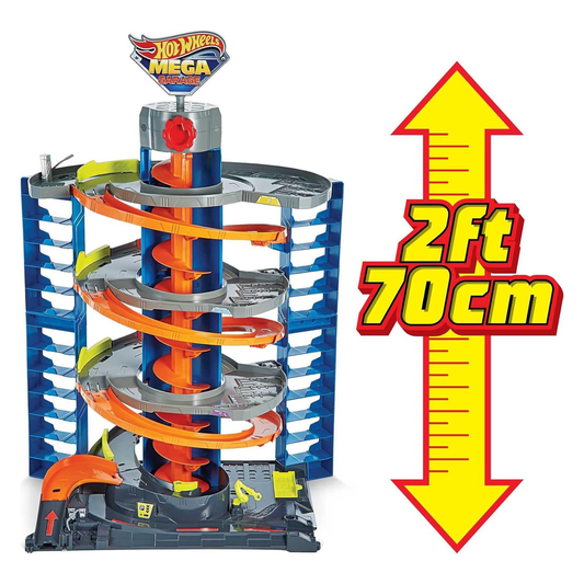 Hot Wheels City Mega Garage Toy Car Playset, Push and Play Car, Stunt Race Adventure, Fan Favorite, Collector, 2026