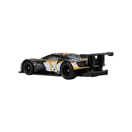 Hot Wheels Premium Forza 2016 Ford GT Race/Course, 1:64 Scale, Authentic Vehicle Replicas, Cars, Real Riders, Metal, Display and Play