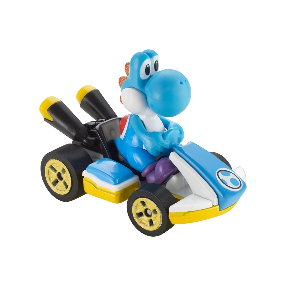Hot Wheels Mario Kart Light-Blue Yoshi Standard Kart