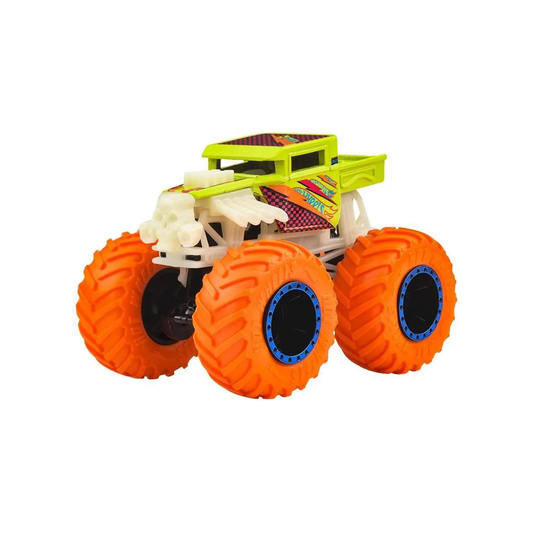 Hot Wheels Monster Trucks Glow in the Dark Bone Shaker, Crashing, Smashing, 1:64 Scale, Authentic Vehicle Replicas, Cars, Display and Play, Mattel, 2025 2026, Fans Collectors, Big Wheels
