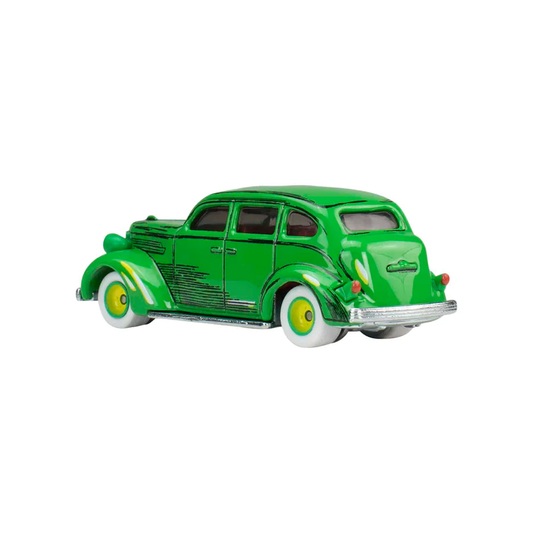 Hot Wheels Premium DC Action Comics 1 Action Sedan Superman, 1:64 Scale, Authentic Vehicle Replicas, Cars, Real Riders, Metal, Display and Play