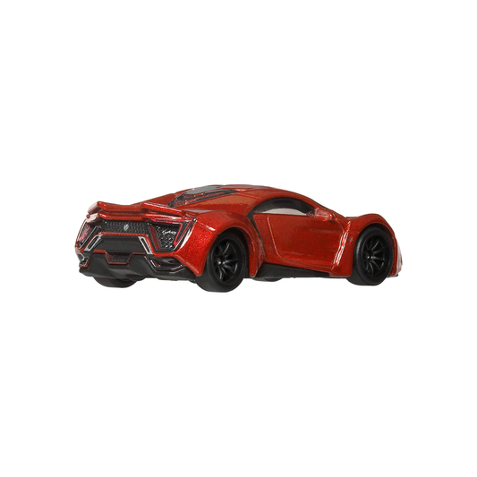 Hot Wheels Premium Fast & Furious 25 Years, W Motors Lykan Hypersport, 1:64 Scale, Authentic Vehicle Replicas, Cars, Real Riders, Metal, Display and Play