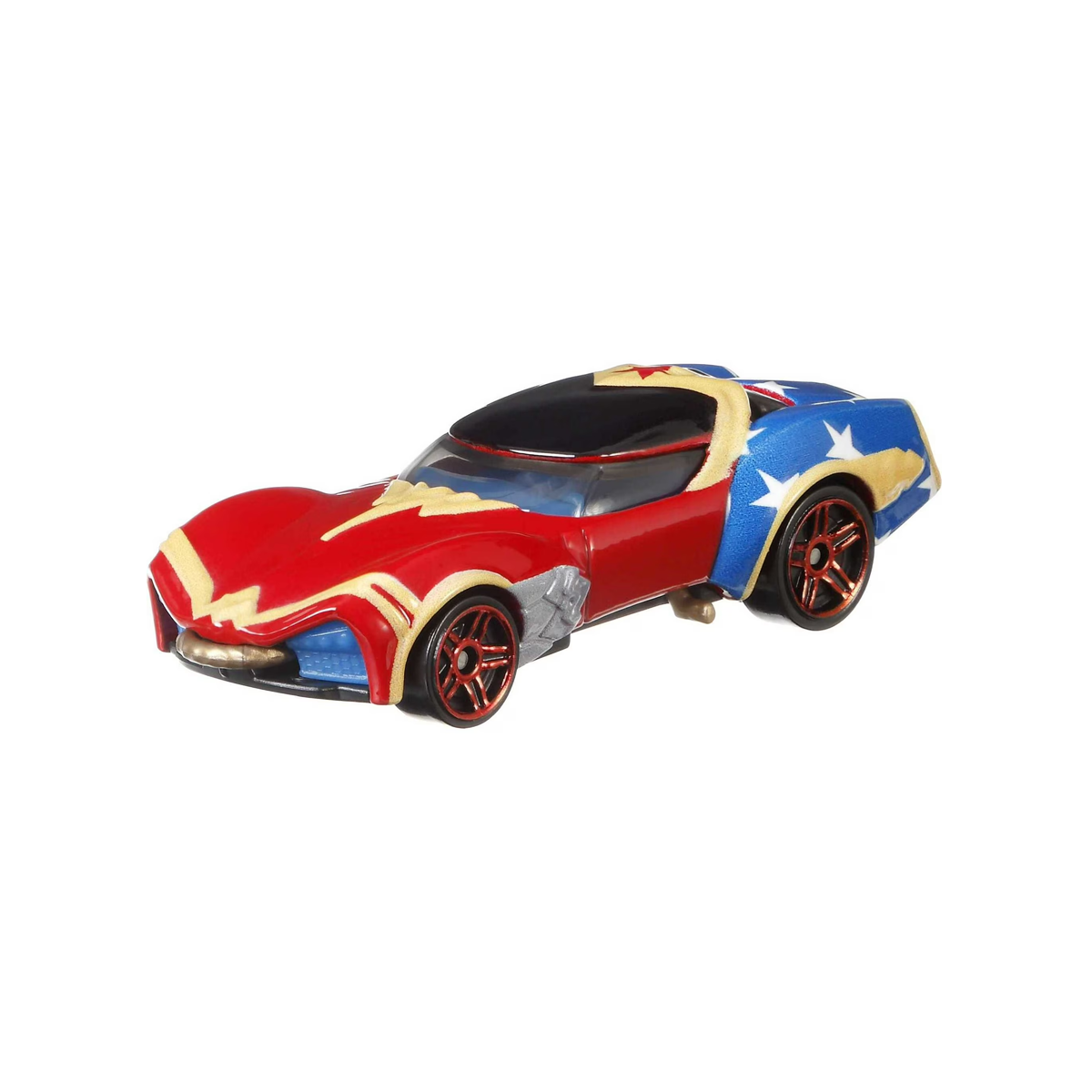 Hot Wheels Character Cars Wonder Woman, DC Comics, 1:64 Scale Car Vehicle, Licensed Blockbuster, Push-Around Play, Toy Collectors