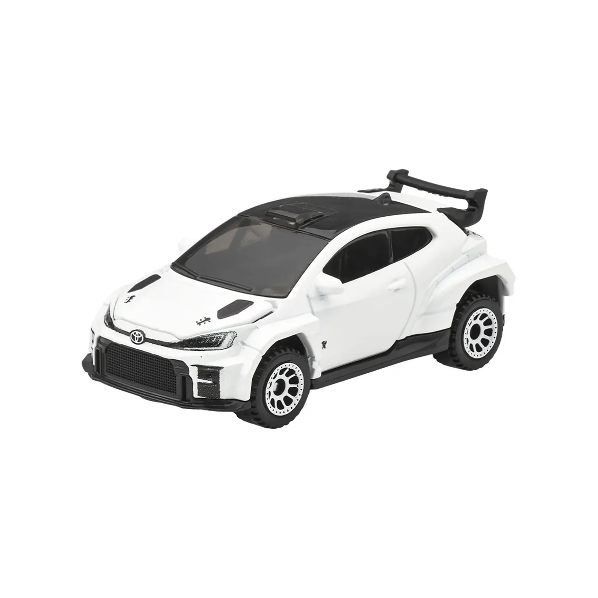 Matchbox Moving Parts 2024 Toyota Yaris GR Rally2, Cars Trucks, 1:64 Scale Die-Cast Vehicles, Realistic, Push and Go Toy Car