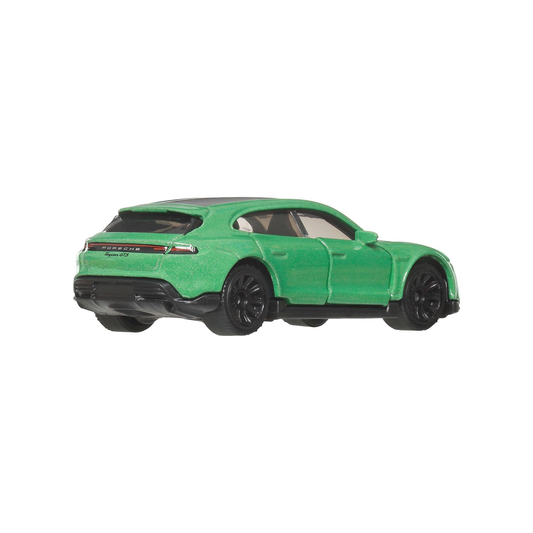 Matchbox Moving Parts Porsche Taycan GTS Sport Turismo, Cars Trucks, 1:64 Scale Die-Cast Vehicles, Realistic, Push and Go Toy Car