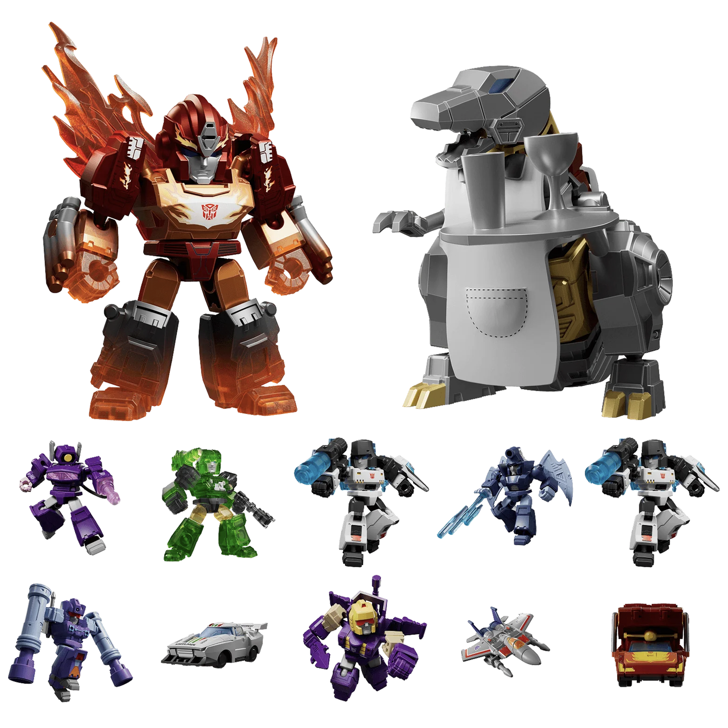 Blokees Transformers Defender Version 04 Tyrants Fury, Mini Model Kit, Assemble Yourself, Optimus Prime, Bumblebee, Megatron, Autobots, Decepticons, Genuine Licensed Collectible, Officially Licensed Transformers Merchandise
