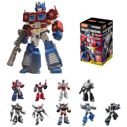 Blokees Transformers Galaxy Version 01 Roll Out, Mini Model Kit, Assemble Yourself, Optimus Prime, Bumblebee, Autobots, Decepticons, Genuine Licensed Collectible, Officially Licensed Transformers Merchandise