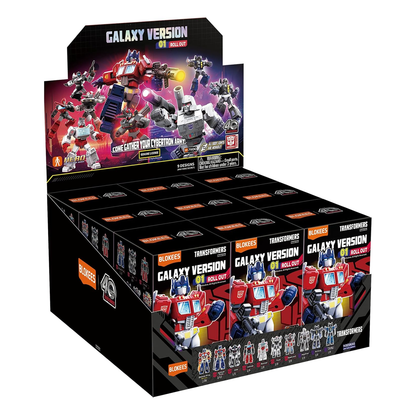 Blokees Transformers Galaxy Version 01 Roll Out, Mini Model Kit, Assemble Yourself, Optimus Prime, Bumblebee, Autobots, Decepticons, Genuine Licensed Collectible, Officially Licensed Transformers Merchandise