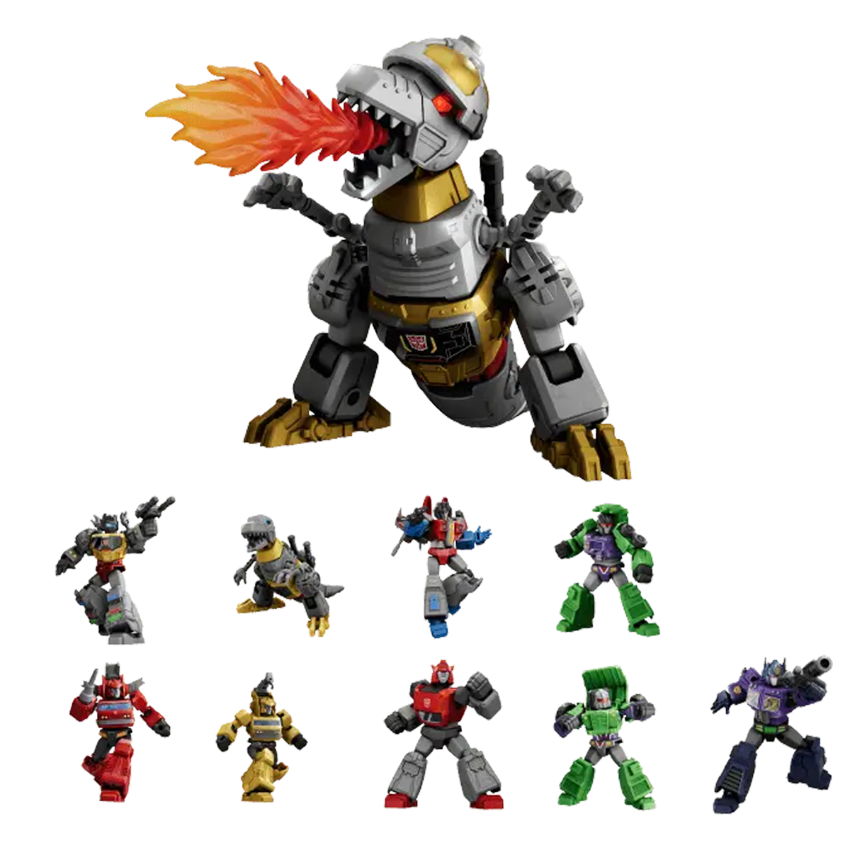 Blokees Transformers Galaxy Version 02 SOS, Mini Model Kit, Assemble Yourself, Optimus Prime, Bumblebee, Autobots, Decepticons, Genuine Licensed Collectible, Officially Licensed Transformers Merchandise