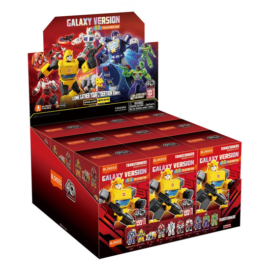 Blokees Transformers Galaxy Version 03 The Autobot Run, Mini Model Kit, Assemble Yourself, Optimus Prime, Bumblebee, Autobots, Decepticons, Genuine Licensed Collectible, Officially Licensed Transformers Merchandise