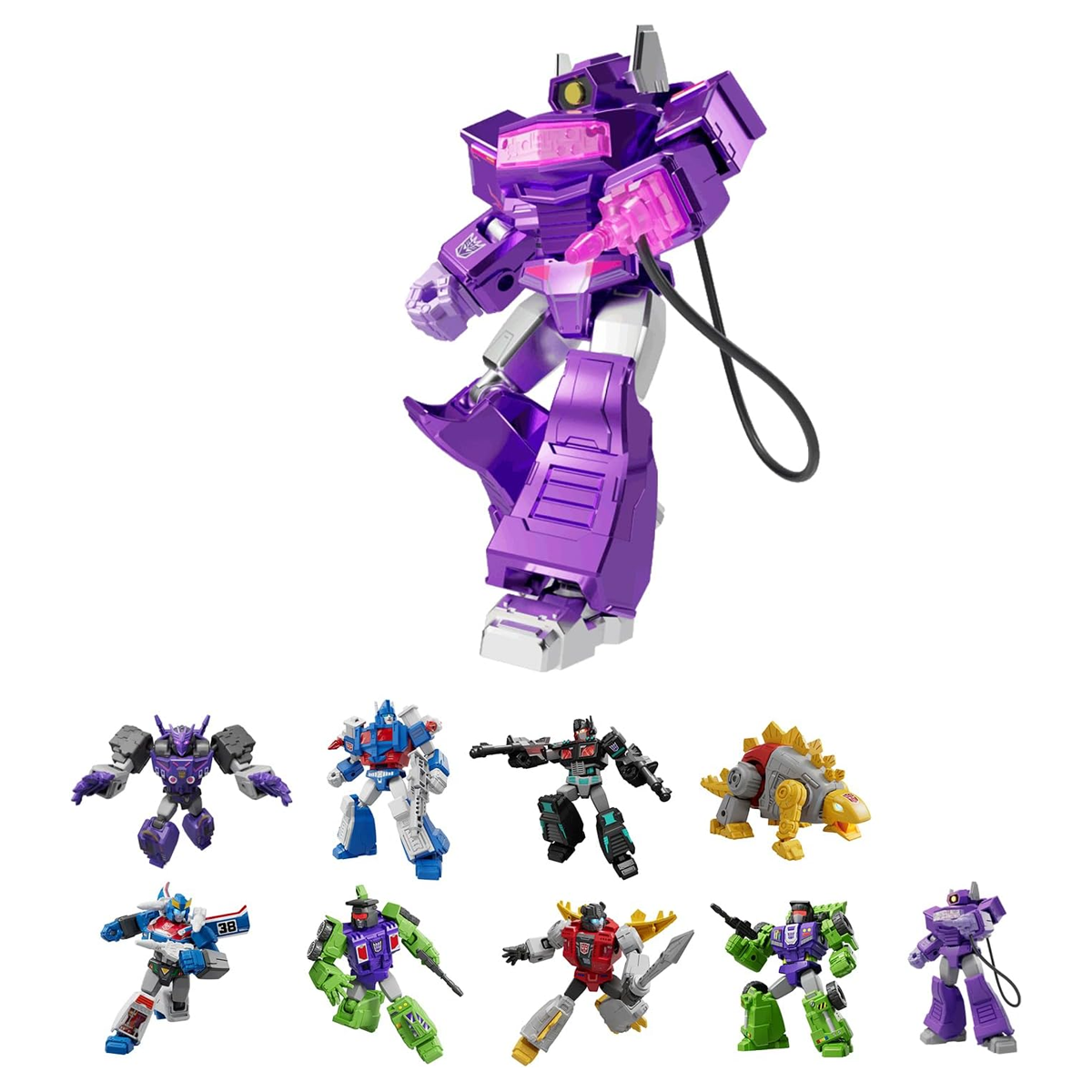 Blokees Transformers Galaxy Version 04 Fractured Space-Time, Mini Model Kit, Assemble Yourself, Optimus Prime, Bumblebee, Autobots, Decepticons, Genuine Licensed Collectible, Officially Licensed Transformers Merchandise