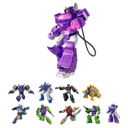 Blokees Transformers Galaxy Version 04 Fractured Space-Time, Mini Model Kit, Assemble Yourself, Optimus Prime, Bumblebee, Autobots, Decepticons, Genuine Licensed Collectible, Officially Licensed Transformers Merchandise