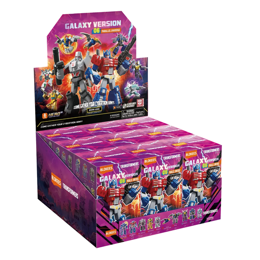 Blokees Transformers Galaxy Version 06 Parallel Universe, Mini Model Kit, Assemble Yourself, Optimus Prime, Bumblebee, Autobots, Decepticons, Genuine Licensed Collectible, Officially Licensed Transformers Merchandise