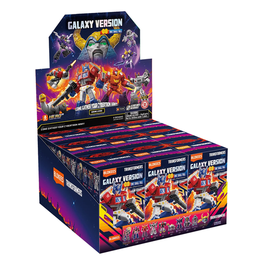 Blokees Transformers Galaxy Version 08 One Shall Fall, Mini Model Kit, Assemble Yourself, Optimus Prime, Bumblebee, Autobots, Decepticons, Genuine Licensed Collectible, Officially Licensed Transformers Merchandise