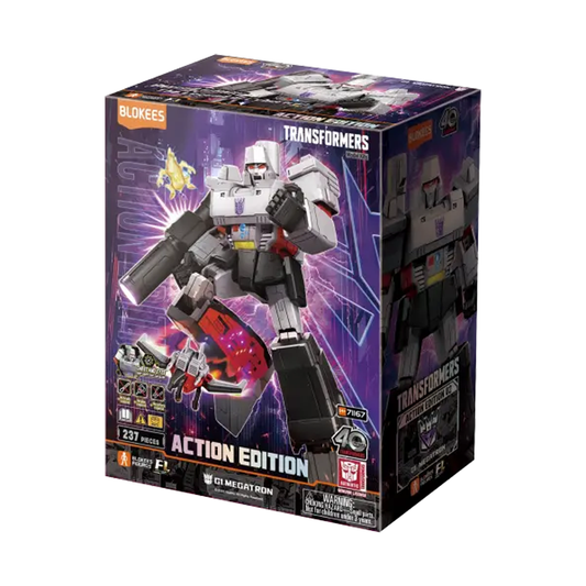 Blokees Transformers G1 Megatron Action Edition, Sealed Figure Model Kit, Assemble Yourself, Bumblebee, Megatron, Autobots, Decepticons, Genuine Licensed Collectible, Officially Licensed Transformers Merchandise