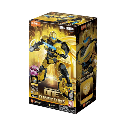 Blokees Transformers One Classic Class Bumblebee B-127, Model Kit, Assemble Yourself, Autobots, Decepticons, Genuine Licensed Collectible, Officially Licensed Transformers Merchandise