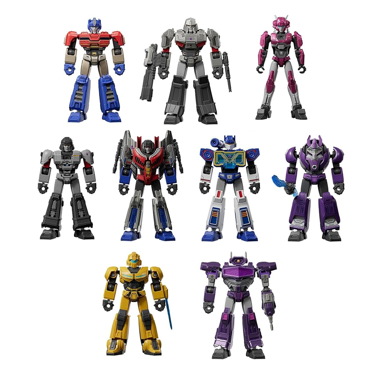 Blokees Transformers One Galaxy Version 07 One Wave 2, Mini Model Kit, Assemble Yourself, Optimus Prime, Bumblebee, Autobots, Decepticons, Genuine Licensed Collectible, Officially Licensed Transformers Merchandise