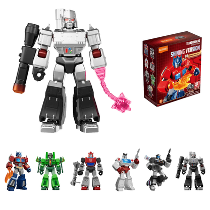 Blokees Transformers Shining Version 01 Shining Roll Out, Mini Model Kit, Assemble Yourself, Optimus Prime, Bumblebee, Megatron, Autobots, Decepticons, Genuine Licensed Collectible, Officially Licensed Transformers Merchandise
