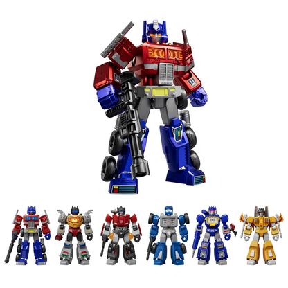 Blokees Transformers Shining Version 02 Shining 1985, Mini Model Kit, Assemble Yourself, Optimus Prime, Bumblebee, Autobots, Decepticons, Genuine Licensed Collectible, Officially Licensed Transformers Merchandise