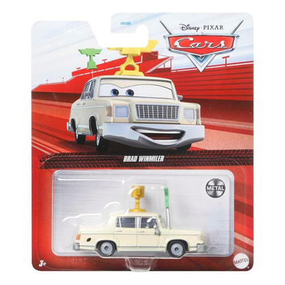 Disney Pixar Cars Brad Winmiler, Die-Cast Metal Toy Car, Authentic Character Vehicles, Cars Movies, Disney+ Cars on the Road, Kids Push-Around Play