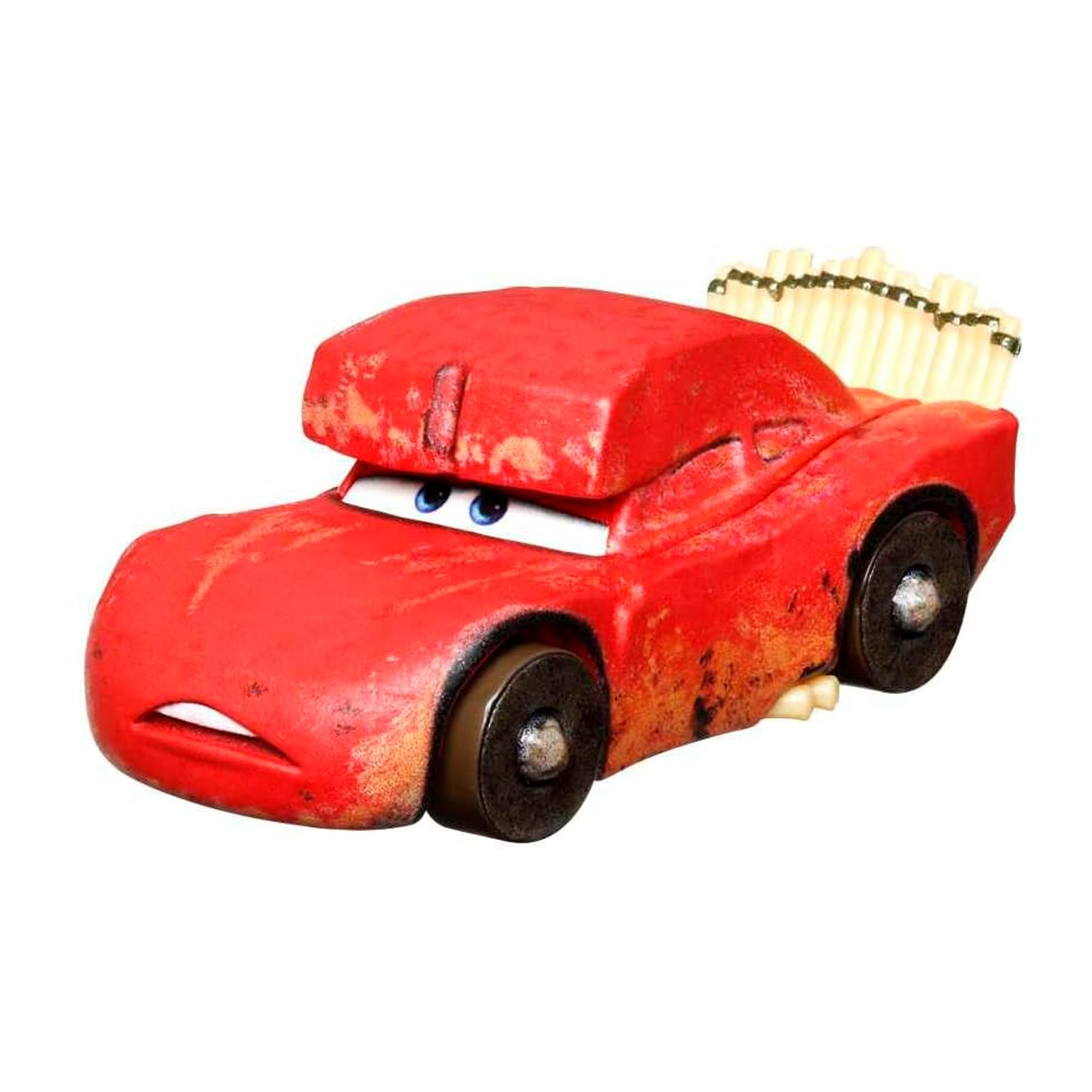 Disney Pixar Cars Cave Lightning McQueen, Die-Cast Metal Toy Car, Authentic Character Vehicles, Cars Movies, Disney+ Cars on the Road, Kids Push-Around Play