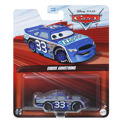 Disney Pixar Cars Chuck Armstrong, Die-Cast Metal Toy Car, Authentic Character Vehicles, Cars Movies, Disney+ Cars on the Road, Kids Push-Around Play