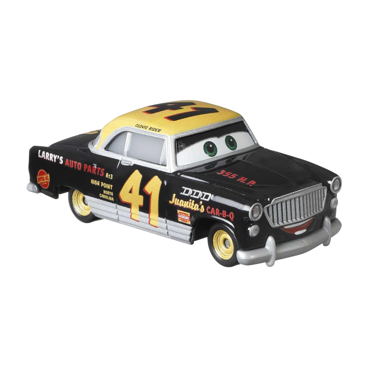 Disney Pixar Cars 2-Pack Clovis Rider, Die-Cast Metal Toy Car, Authentic Character Vehicles, Cars Movies, Disney+ Cars on the Road, Kids Push-Around Play