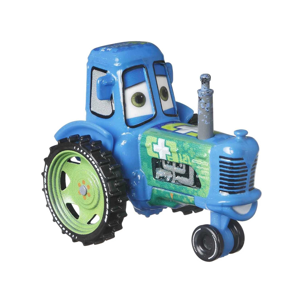 Disney Pixar Cars Clutch Aid Racing Tractor, Die-Cast Metal Toy Car, Authentic Character Vehicles, Cars Movies, Disney+ Cars on the Road, Kids Push-Around Play