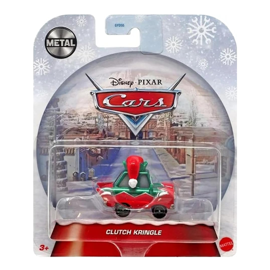 Disney Pixar Cars Holiday Clutch Kringle Christmas Wintertime Cruisers, Die-Cast Metal Toy Car, Authentic Character Vehicles, Cars Movies, Disney+ Cars on the Road, Kids Push-Around Play