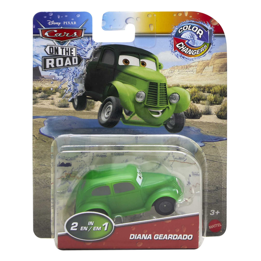 Disney Pixar Cars Color Changers Diana Geardado, Toy Car, Authentic Character Vehicles, Cars Movies, Disney+ Cars on the Road, Kids Push-Around Play