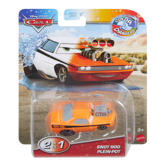 Disney Pixar Cars Color Changers Snot Rod, Toy Car, Authentic Character Vehicles, Cars Movies, Disney+ Cars on the Road, Kids Push-Around Play