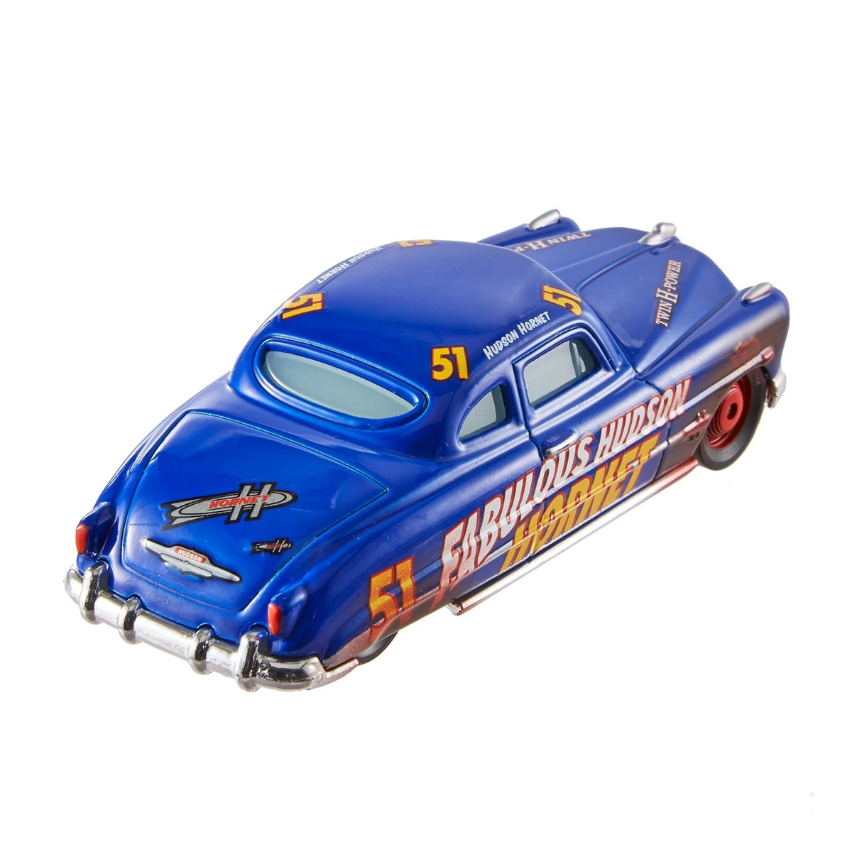 Disney Pixar Cars 2-Pack Dirt Track Fabulous Hudson Hornet, Die-Cast Metal Toy Car, Authentic Character Vehicles, Cars Movies, Disney+ Cars on the Road, Kids Push-Around Play