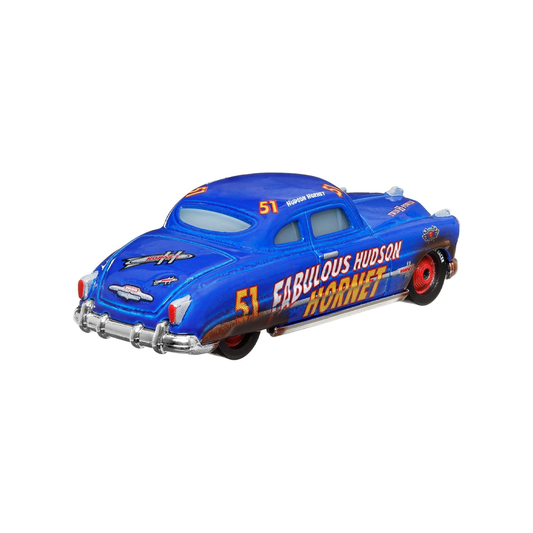 Disney Pixar Cars Dirt Track Fabulous Hudson Hornet, Die-Cast Metal Toy Car, Authentic Character Vehicles, Cars Movies, Disney+ Cars on the Road, Kids Push-Around Play