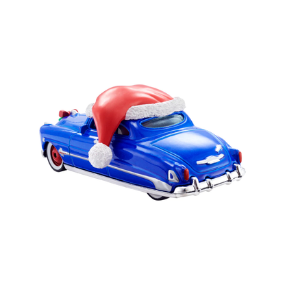 Disney Pixar Cars Holiday Doc Hudson Christmas Wintertime Cruisers, Die-Cast Metal Toy Car, Authentic Character Vehicles, Cars Movies, Disney+ Cars on the Road, Kids Push-Around Play