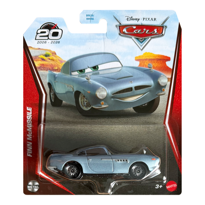 Disney Pixar Cars Finn McMissile 20th Anniversary 2026, Die-Cast Metal Toy Car, Authentic Character Vehicles, Cars Movies, Disney+ Cars on the Road, Kids Push-Around Play