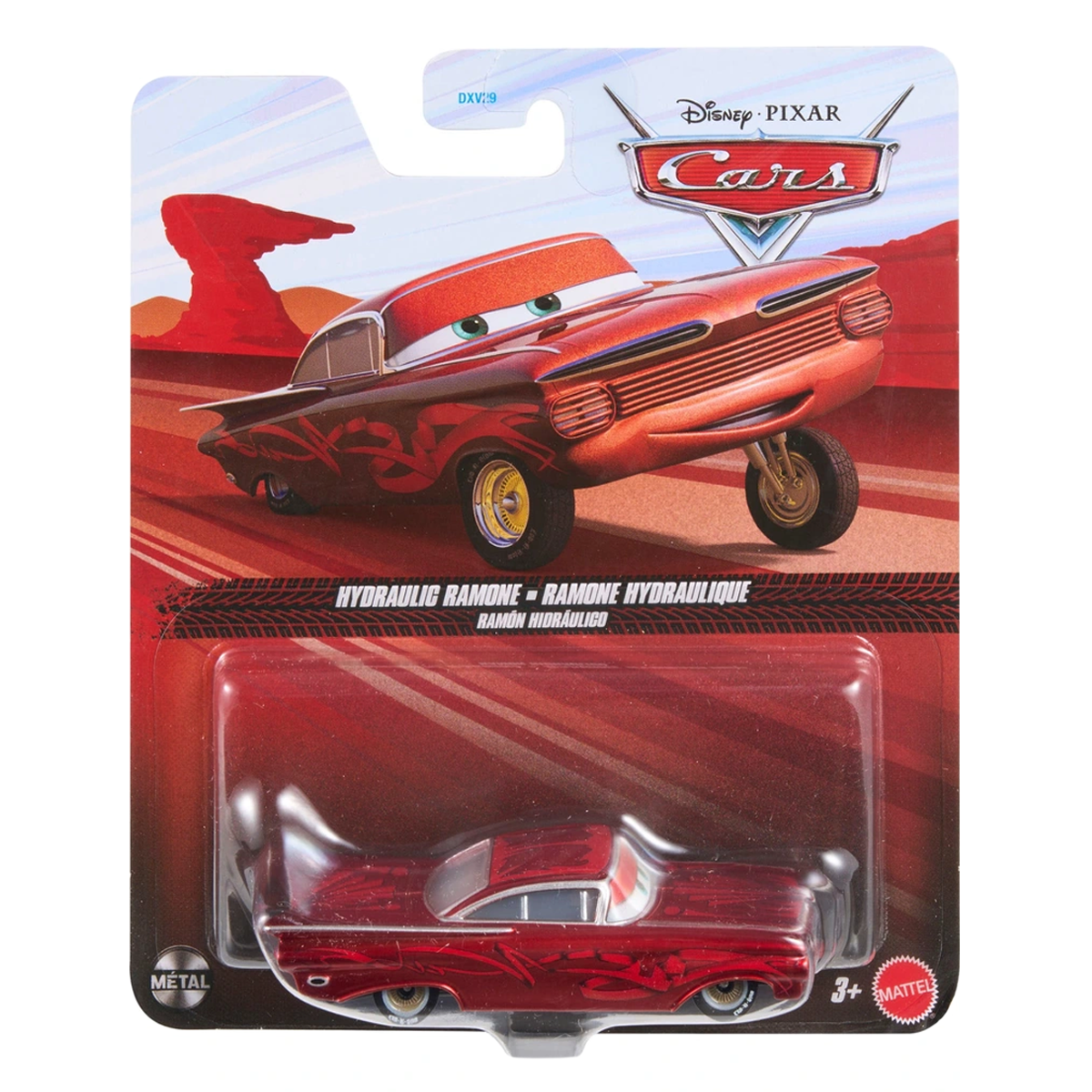 Disney Pixar Cars Hydraulic Ramone, Die-Cast Metal Toy Car, Authentic Character Vehicles, Cars Movies, Disney+ Cars on the Road, Kids Push-Around Play