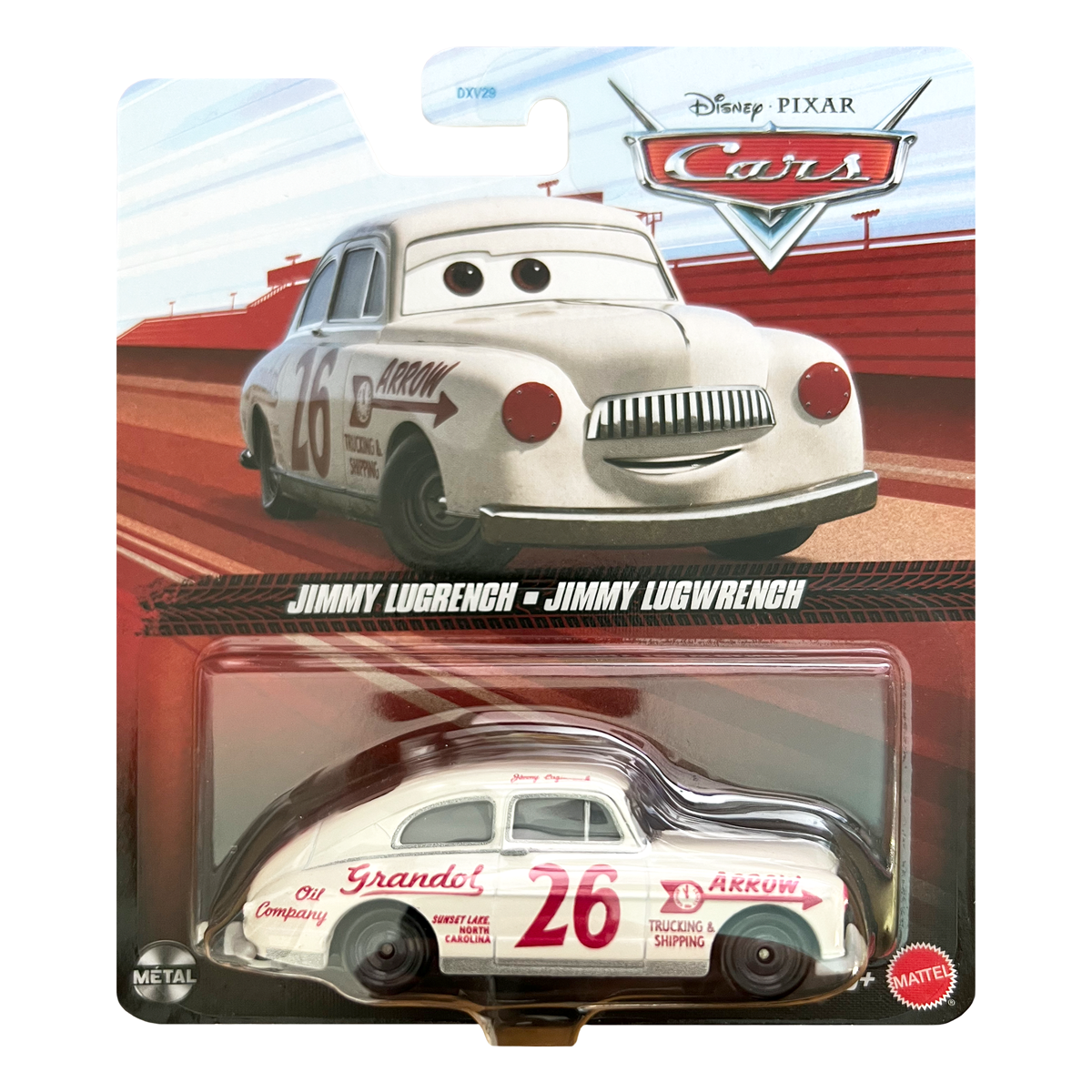 Disney Pixar Cars Jimmy Lugrench, Die-Cast Metal Toy Car, Authentic Character Vehicles, Cars Movies, Disney+ Cars on the Road, Kids Push-Around Play