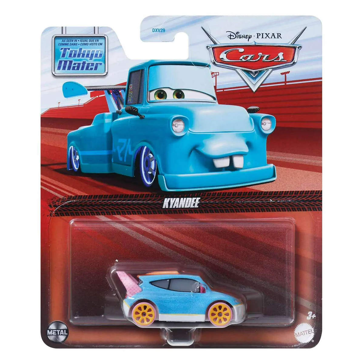 Disney Pixar Cars Kyandee, Die-Cast Metal Toy Car, Authentic Character Vehicles, Cars Movies, Disney+ Cars on the Road, Kids Push-Around Play