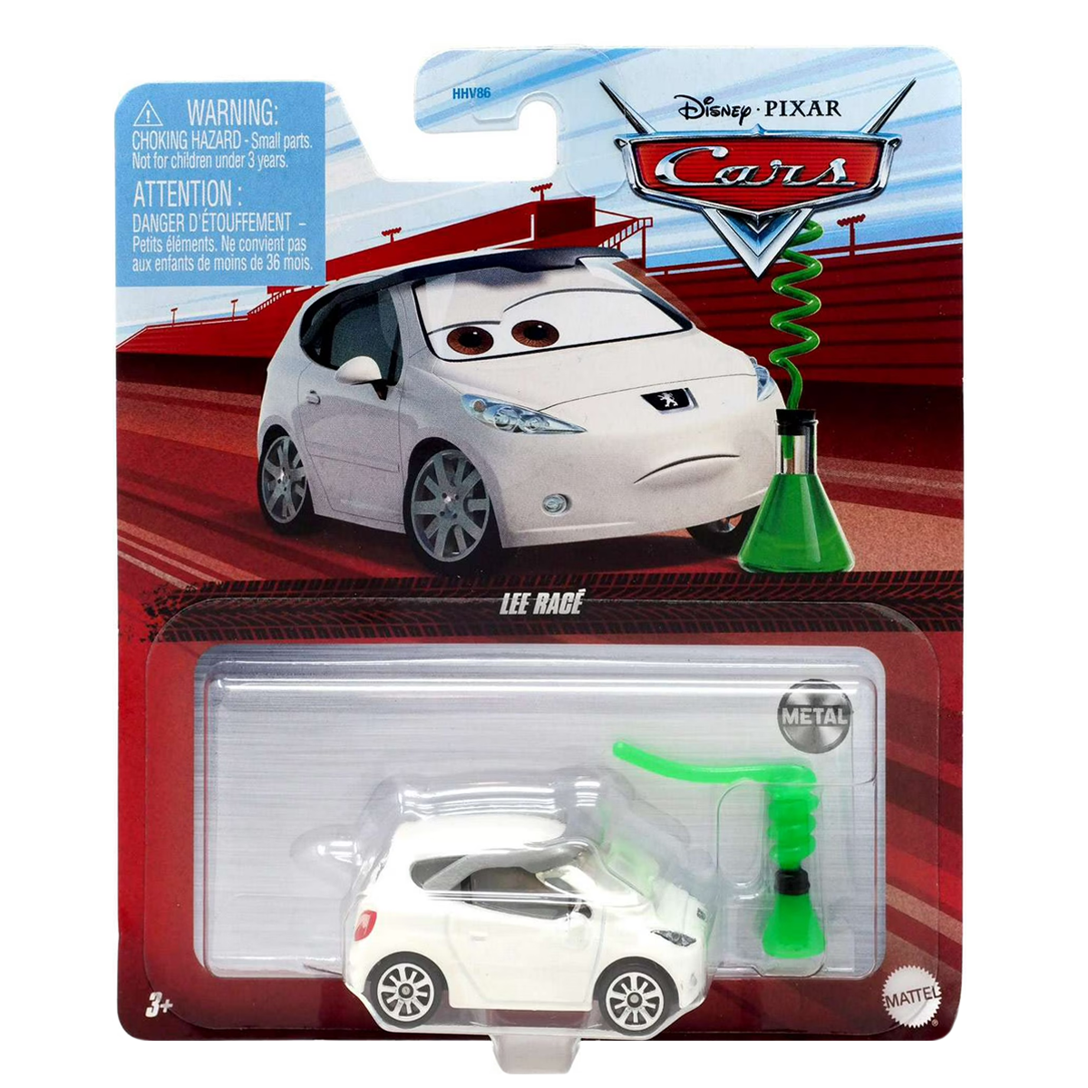 Disney Pixar Cars Lee Race, Die-Cast Metal Toy Car, Authentic Character Vehicles, Cars Movies, Disney+ Cars on the Road, Kids Push-Around Play