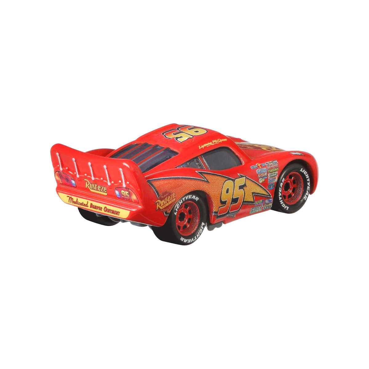 Disney Pixar Cars Lightning McQueen, Die-Cast Metal Toy Car, Authentic Character Vehicles, Cars Movies, Disney+ Cars on the Road, Kids Push-Around Play